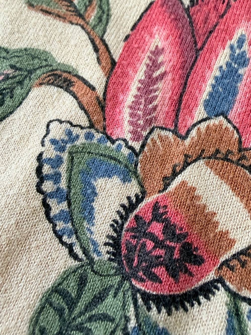 Lauren Ralph Lauren Floral Print Knit Sweater – Size M - Picture 5 of 6
